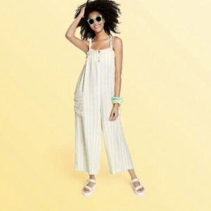 Stoney Clover Lane X Target Yellow Stripe Jumpsuit Romper Medium